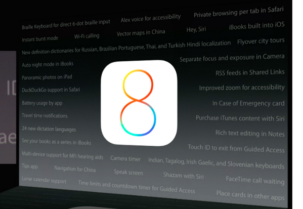 iOS 8'in fazla bilinmeyen önemli özellikleri