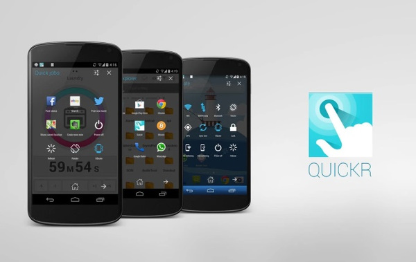 Android için Quickr ile ekran üzerinde hızlı menüler oluşturun