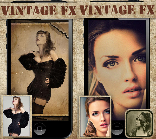 iOS uyumlu fotoğraf uygulaması VintageFx artık ücretsiz