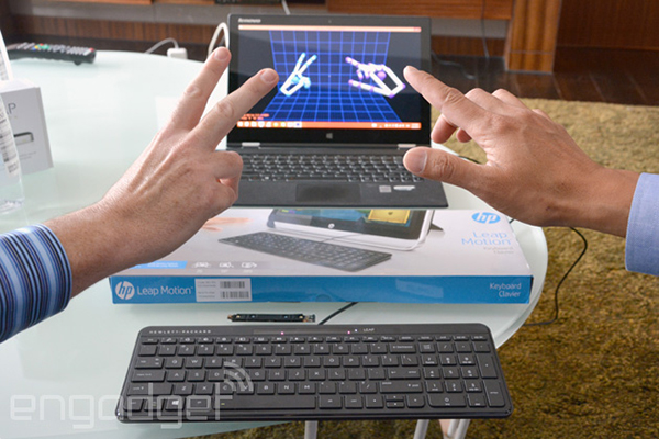 HP'nin dahili Leap Motion barıdıran klavyesi satışa çıkıyor