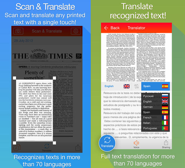 iOS uyumlu Scan & Translate artık ücretsiz