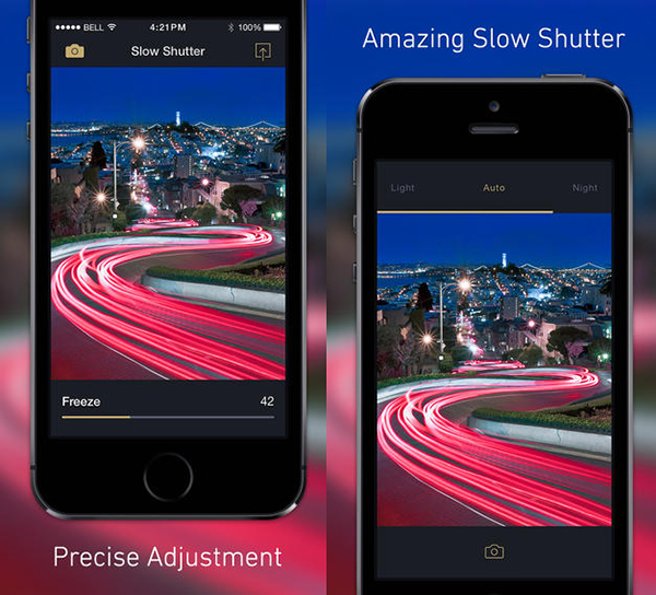 iOS uyumlu fotoğraf uygulaması Slow Shutter! güncellendi