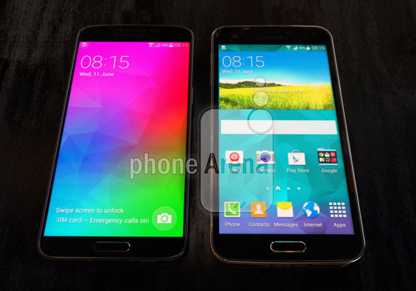 Galaxy F ve Galaxy S5 yanyana görüntülendi