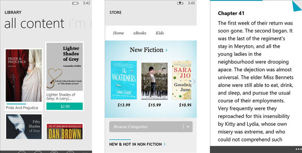 Kobo Books Windows Phone'a geldi