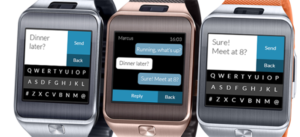 Fleksy, Samsung Gear 2 için Messenger uygulamasını kullanıma sundu