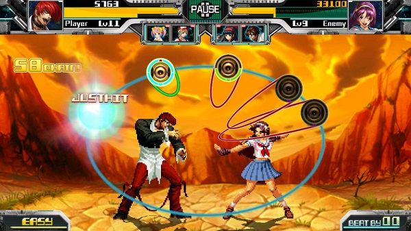 Mobil cihazlar için ritim tabanlı bir The King of Fighters oyunu geliyor