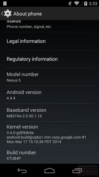 Google Nexus cihazları için Android 4.4.4 yayınlandı
