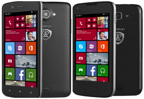 Presitigo'nun iki yeni Windows Phone 8.1 cihazı kısa süre içerisinde piyasaya çıkıyor