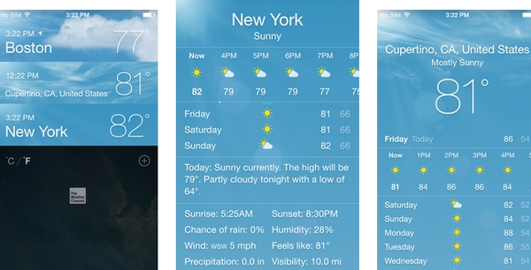 Weather Channel, iOS 8 yerleşik hava durumu uygulamasına daha detaylı bilgiler sağlıyor