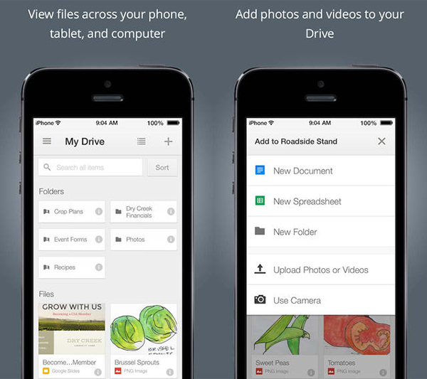 Google Drive'ın iOS uygulaması güncellendi