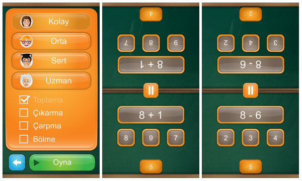 Türkçe destekli Fun Math Games ile karşılıklı matematiğinizi yarıştırın