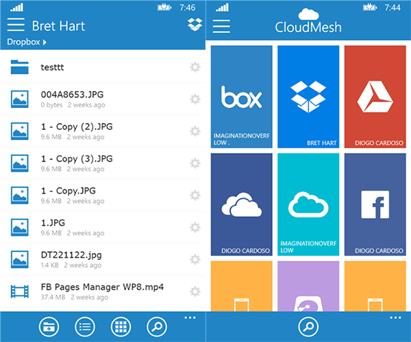 Bulut depolama servislerine toplu erişim sunan WP uygulaması CloudMesh güncellendi
