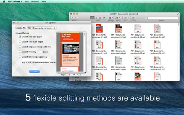 Büyük PDF dosyalarını ayırma için hazırlanan yeni Mac uygulaması: PDF Splitter +