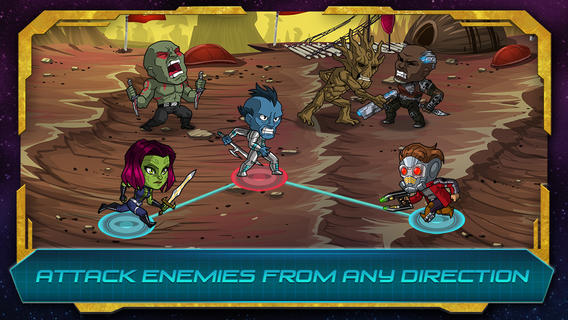 Guardians of the Galaxy: The Universal Weapon oyunu Malezya App Store'unda göründü