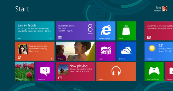 Microsoft Windows 8'in gidişatından memnun değil