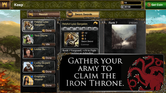Game of Thrones: Ascent oyunu Android ve iPhone için indirmeye sunuldu