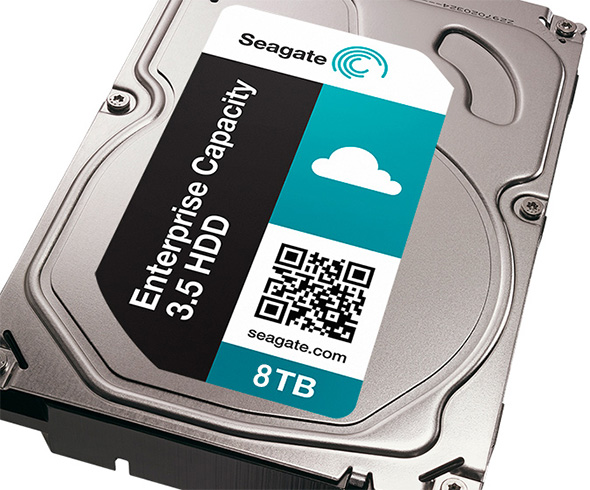 Seagate 8TB kapasiteli HDD örneklerini büyük müşterilerine göndermeye başladı