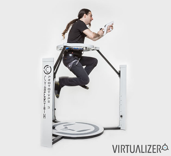 Virtuix Omni'ye Kickstarter temelinde destek arayan güçlü rakip: Cyberith Virtualizer