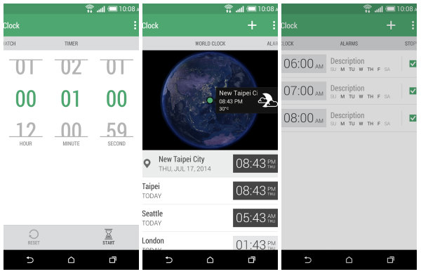 HTC bu kez saat uygulamasını kullanıma sundu