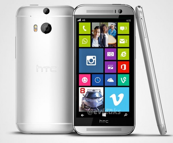 HTC'nin Windows Phone cihazı One M8'e benzeyebilir