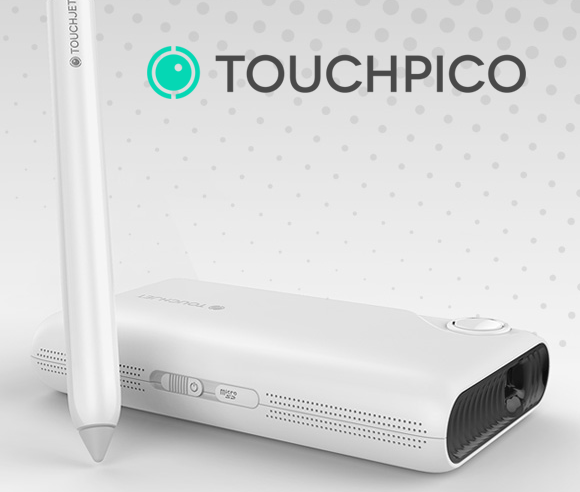 TouchPico projeksiyon cihazı yansıdığı alanı dokunmatik hale getiriyor