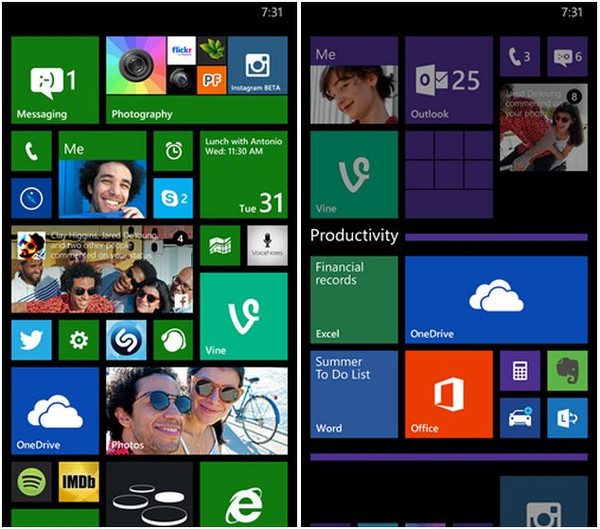 Windows Phone 8.1 ilk büyük güncellemesi önizleme olarak başlıyor