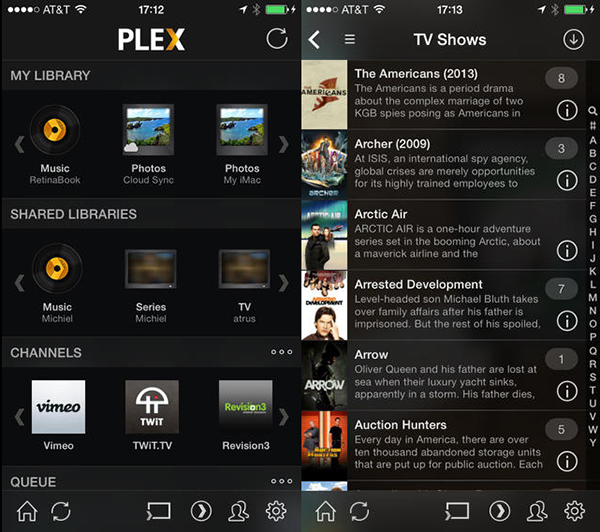 Medya oynatıcısı Plex, iOS tarafında güncellendi