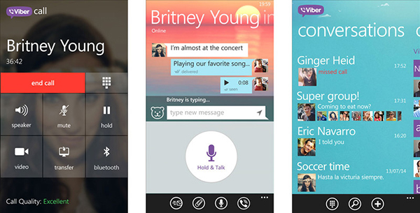 Viber'ın WP8 uygulaması 4.1 sürümüne güncellendi