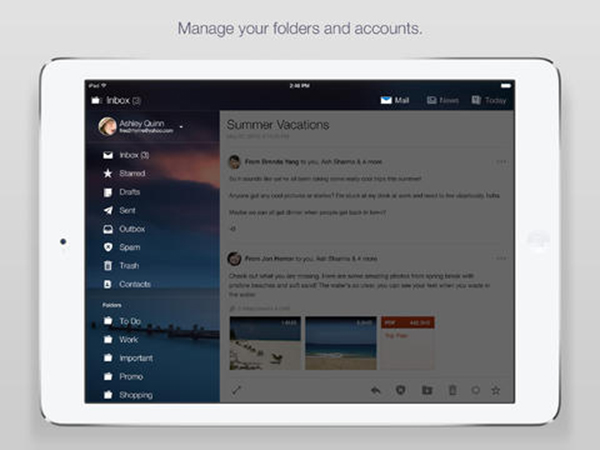 iOS için Yahoo Mail uygulaması, arama temelli yeni bir güncelleme aldı