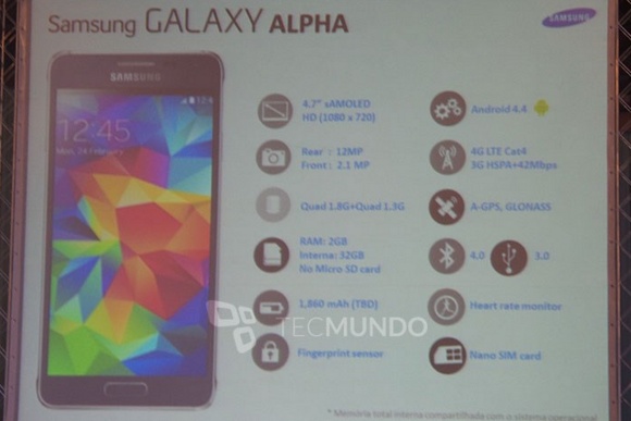Samsung Galaxy Alpha şimdiden sponsor olmaya başladı