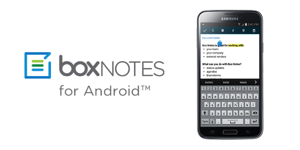 Box Notes not alma özelliği Android için kullanıma sunuldu