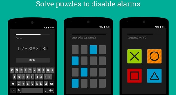 Puzzle Alarm Clock ile uykudan bulmacalarla uyanın