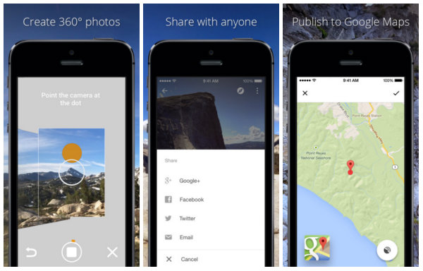 Google, iOS için Photo Sphere uygulamasını yayımladı