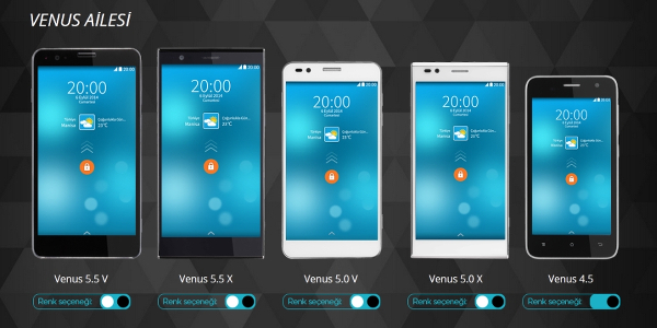 IFA 2014 : Vestel akıllı telefonu Venus'u tanıttı