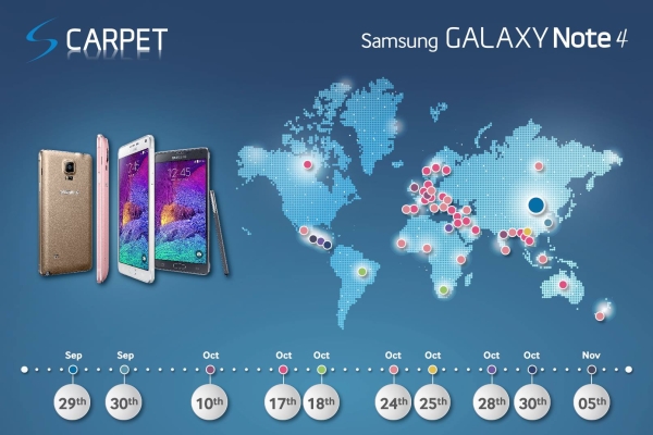 Samsung Galaxy Note 4'ün Türkiye çıkış tarihi netleşti