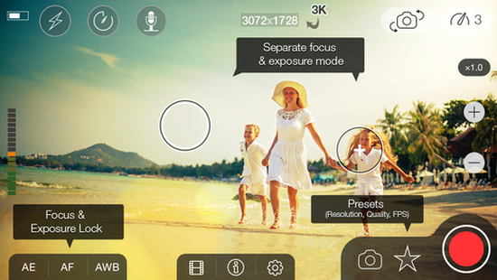 MoviePro uygulaması 3K video kaydını iPhone 6'ya getiriyor