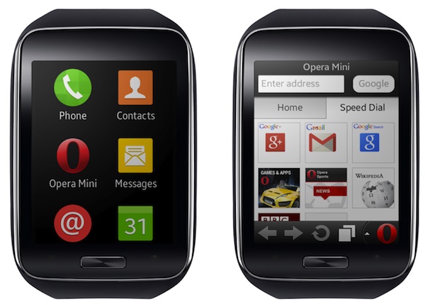 Opera Mini tarayıcısı Gear S için kullanıma sunuldu