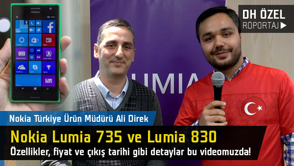 nokia lumia 735 ve lumia 830 ozel roportaj donanimhaber