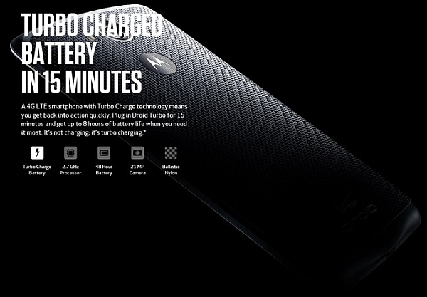 Motorola üst segmentte vites yükseltiyor: Droid Turbo lanse edildi