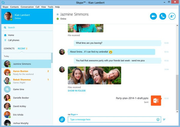 Skype masaüstü sistemleri için yenilendi