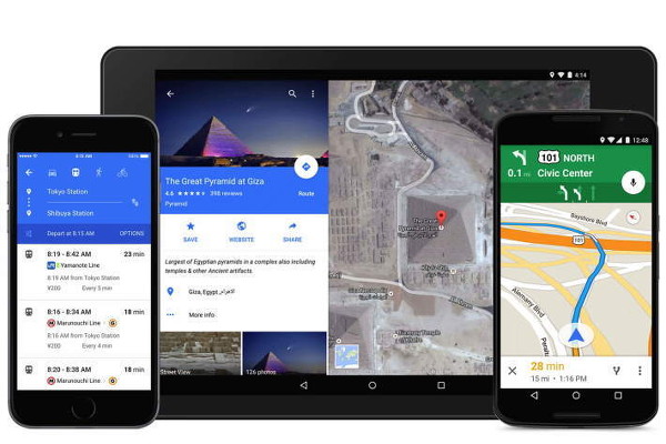 Google Maps de yeni tasarım diline kavuşuyor
