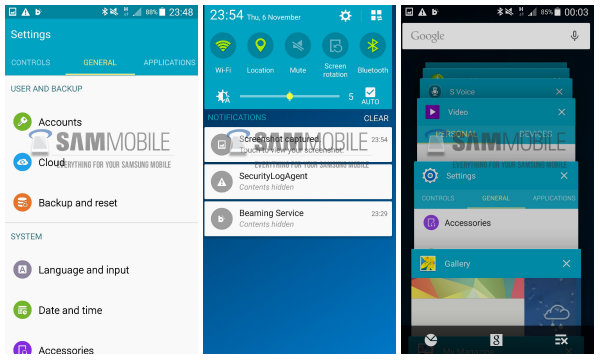 Galaxy S4 üzerinde çalışan erken bir Android 5.0 güncellemesi internete sızdırıldı