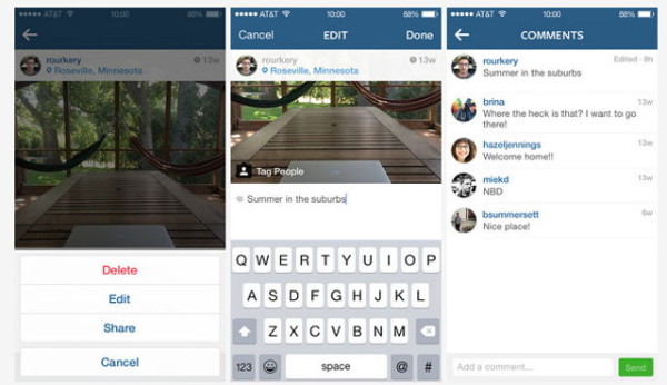 Instagram yorum düzenleyebilme özelliğini hayata geçirdi