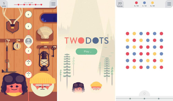 TwoDots, Android için indirmeye sunuldu