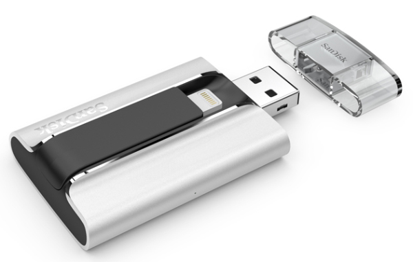 SanDisk'ten hem iOS cihazları hem bilgisayar için çift taraflı flash bellek