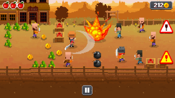 iOS için Wild Wild West ile vahşi batıda piksel tabanlı bir macera