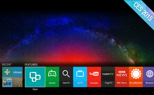 Samsung yeni Tizen işletim sistemli televizyonlarına ait ekran görüntüsünü paylaştı