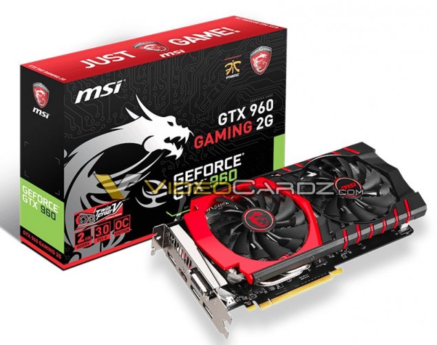 GeForce GTX 960 nihayet ortaya çıktı; İşte kart ve detayları