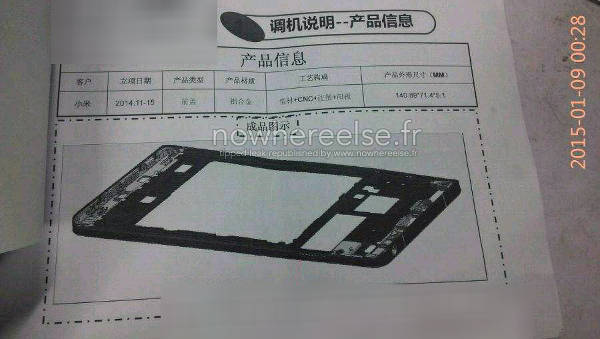 5.1 mm kalınlıktaki Xiaomi Mi5 görselinin internete sızdırıldığı iddia ediliyor