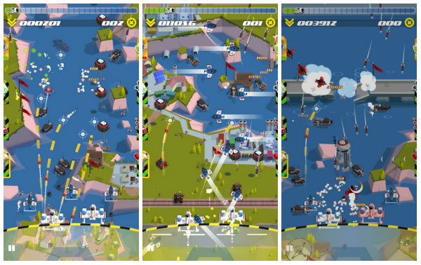 Grup savaş oyunu Sky Patrol iOS için indirmeye sunuldu